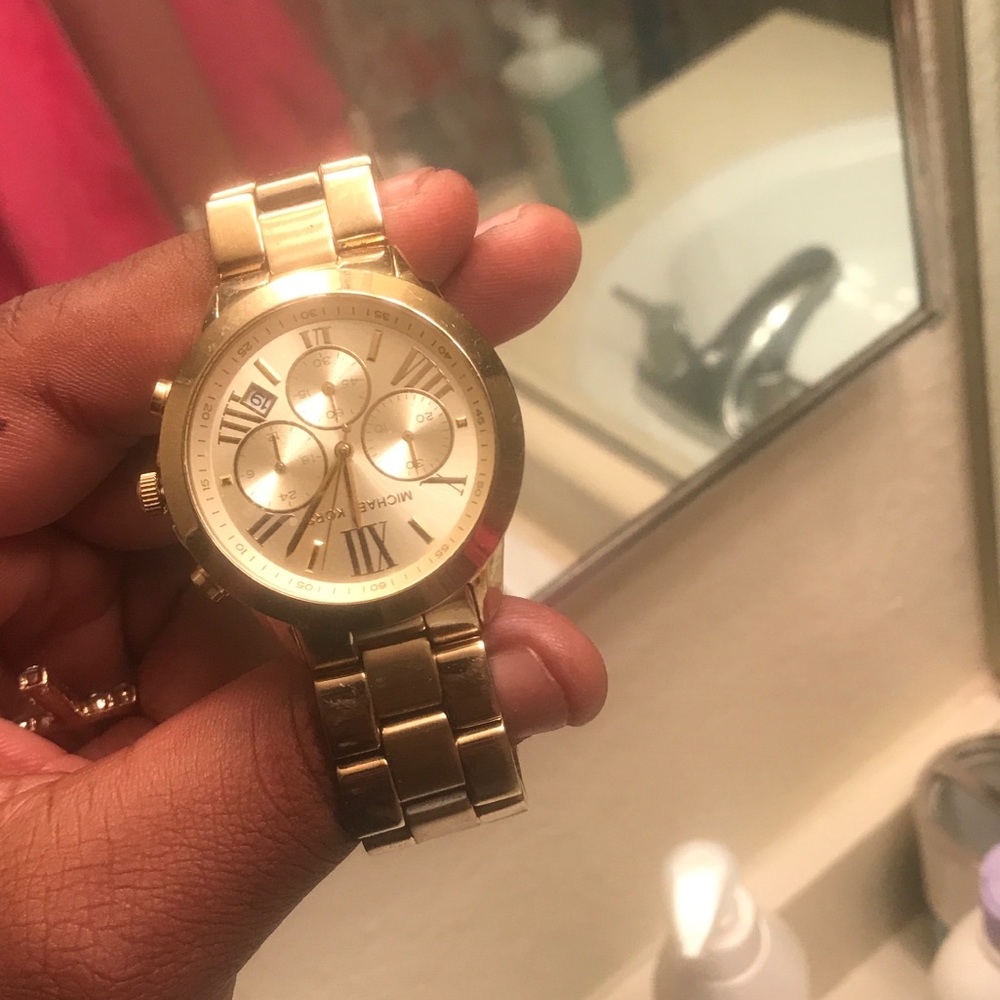 All gold Michael Kors watch
